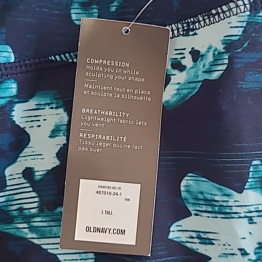 NWT Old Navy women's Cropped leggings size Large Tall - Picture 5 of 6